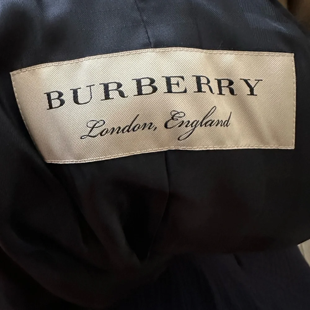 Burberry Wool Cashmere Trench Coat - Picture 3 of 6